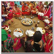 Karwa Chauth Puja Process